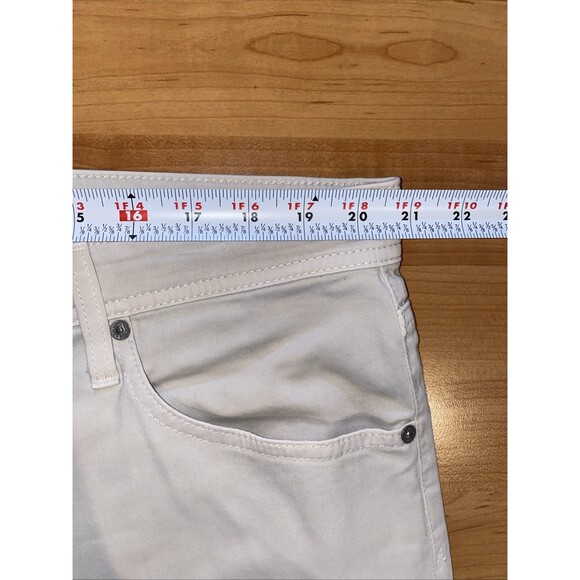 AG The Graduate Preppy Sueded Tailored Leg Men's 40x32 Natural Ivory Pants - Picture 6 of 15